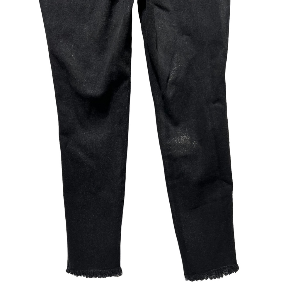 WE The Free Womens Black High Rise Coated Shimmer Denim Skinny Jeans 32 - Picture 11 of 13